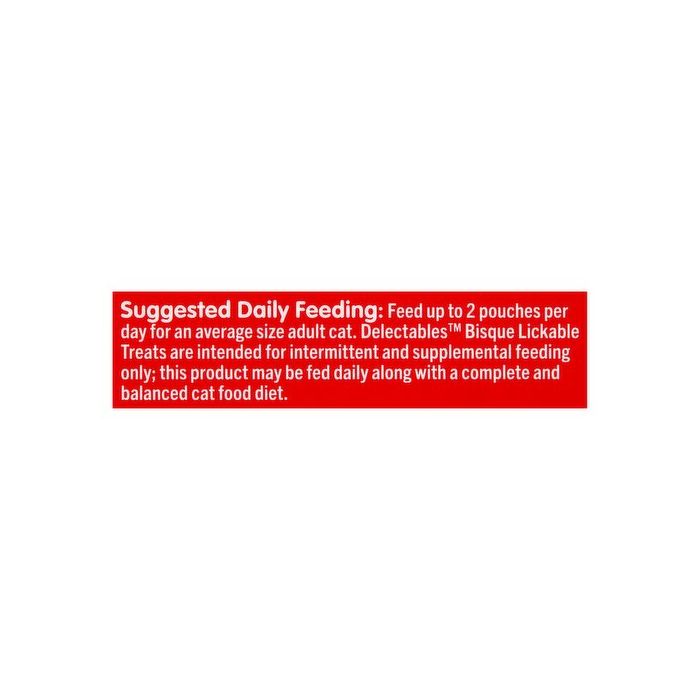 Delectables Lickable Treat Bisque for Cats Variety Pack, 1.4 oz, 12 count
