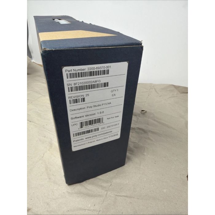 Poly Studio P15 Video Bar 4K Conferencing Camera 2200-69370-001 