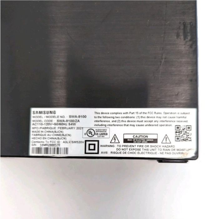 Samsung SWA-9100/ZA Soundbar Wireless Rear Speaker Kit Theater Surround Sound